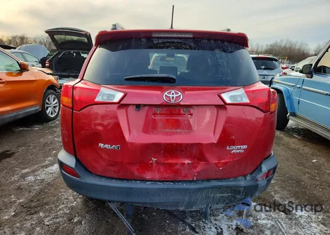 2014 Toyota Rav4 Limited from USA, damaged, VIN 2T3DFREV2EW145357
